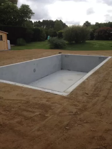 Réalisation d'une piscine maçonnée à Arcachon par Maçonnerie Jérôme Lucat, Bazas, Maçonnerie Jérôme Lucat