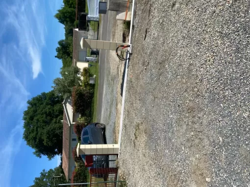 Création ou rénovation pour une entrée de maison avec portail au Bassin d'Arcachon, Bazas, Maçonnerie Jérôme Lucat