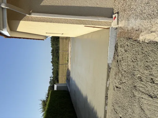Création d’un garage et d’un soubassement pour clôture, Bazas, Maçonnerie Jérôme Lucat