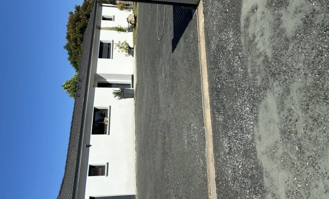 Réalisation d'un parking à Mazères, Bazas, Maçonnerie Jérôme Lucat