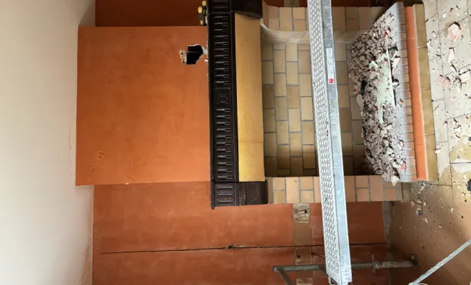 Création d’ouverture, démolition, cheminée et ouverture, Bazas, Maçonnerie Jérôme Lucat