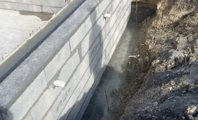 Construction d'une piscine, Bazas, Maçonnerie Jérôme Lucat