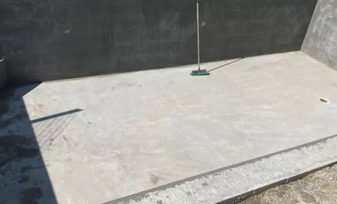 Construction d'une piscine, Bazas, Maçonnerie Jérôme Lucat